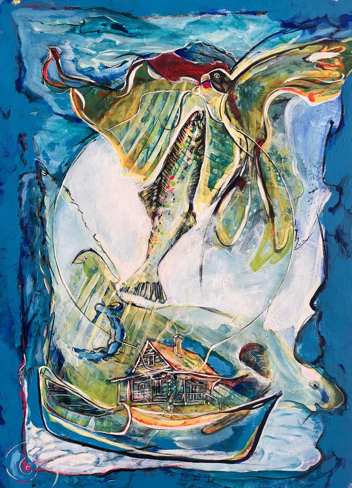 J'ai pour toi un lac 55x75