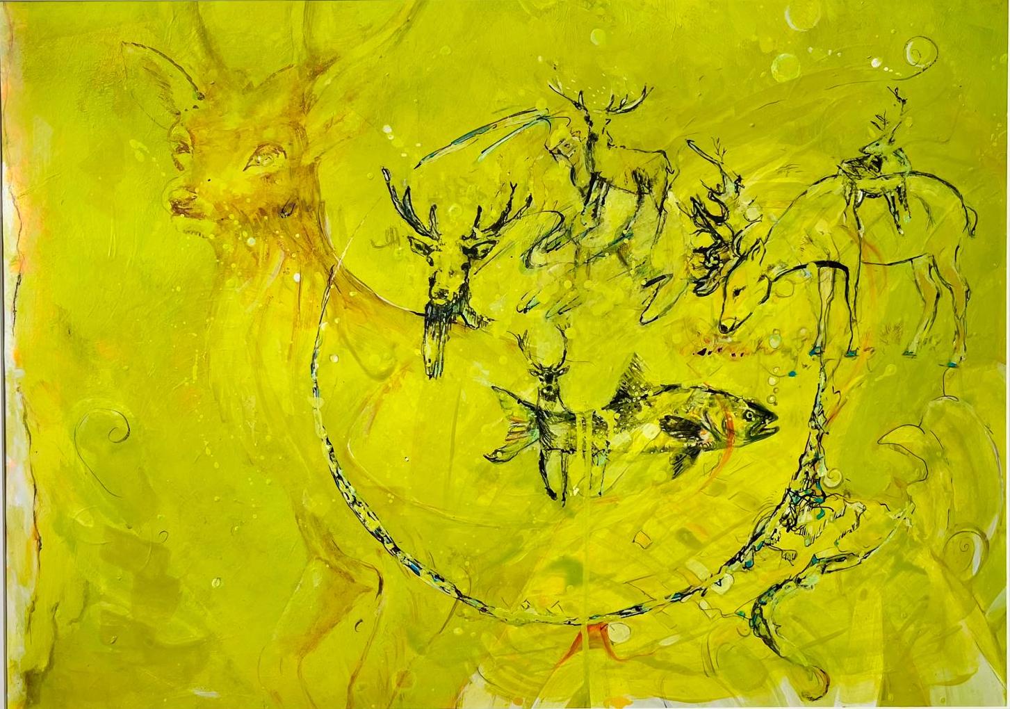 L’ange de la forêt — 55 x 75 cm