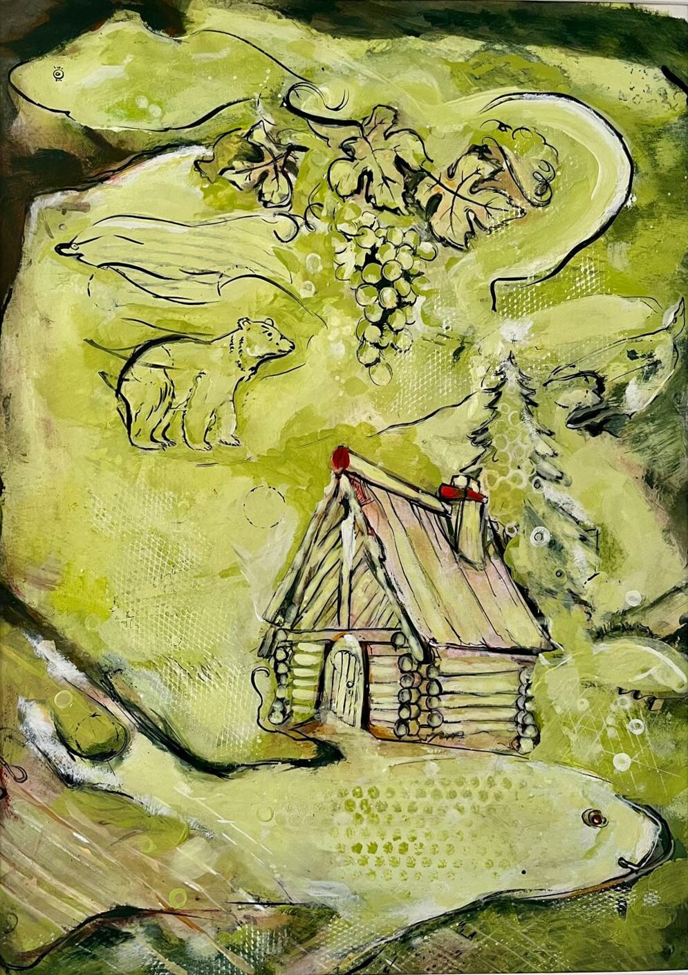 Mon pays c'est toi — 55 x 75 cm
